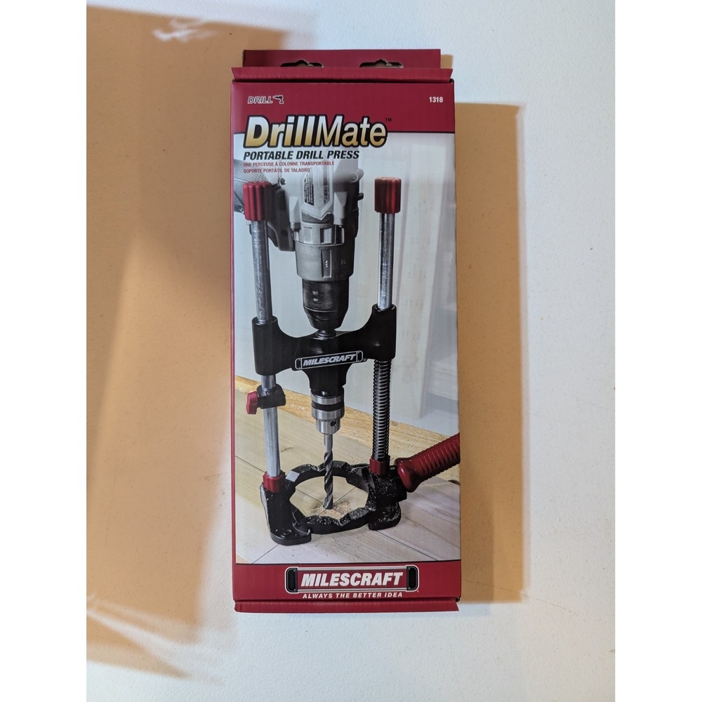 Milescraft DrillMate Portable Drill Press Guide #1318 – Self-Centering Base - Picture 1 of 2